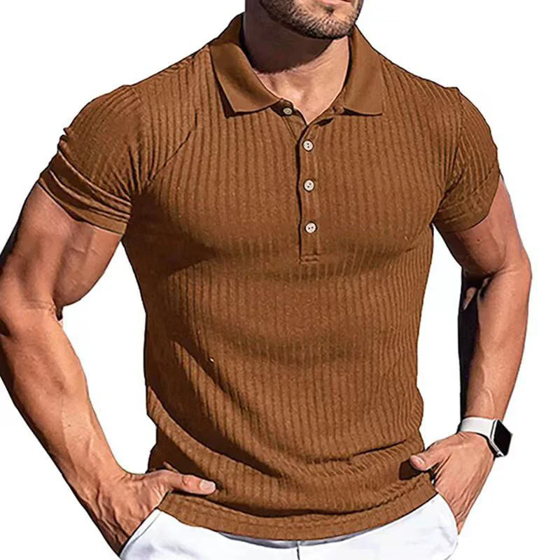 Kadin® | Short-Sleeved Sporty T-Shirt For Men With Lapels - Image 9