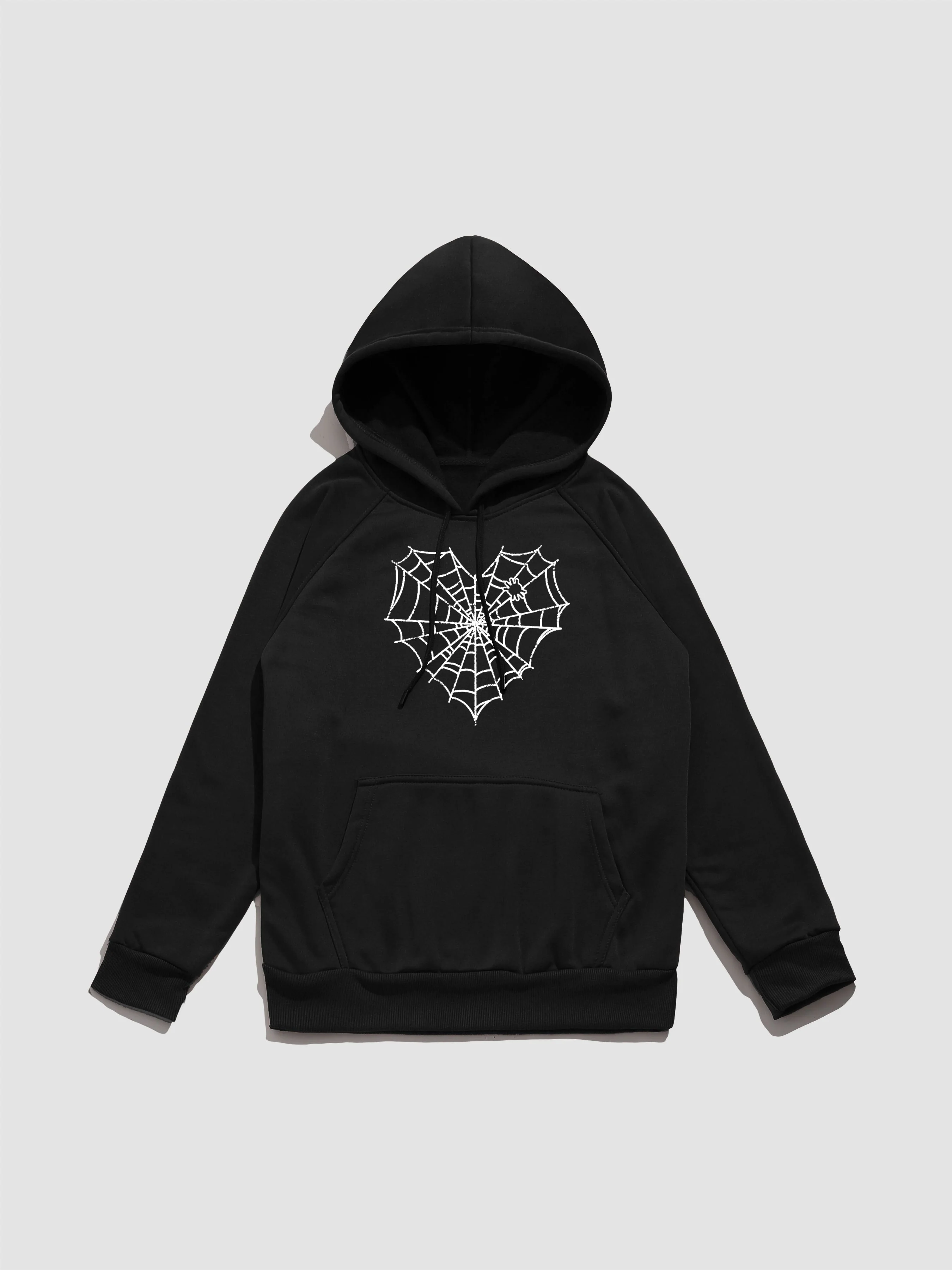 Kaelen | Spider Web Gothic Print Hoodie - Image 4