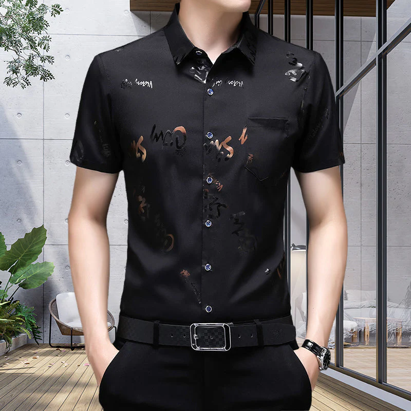 Kahlil® | Thin Short-Sleeved Shirt For Men - Image 10