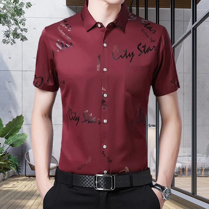 Kahlil® | Thin Short-Sleeved Shirt For Men - Image 11