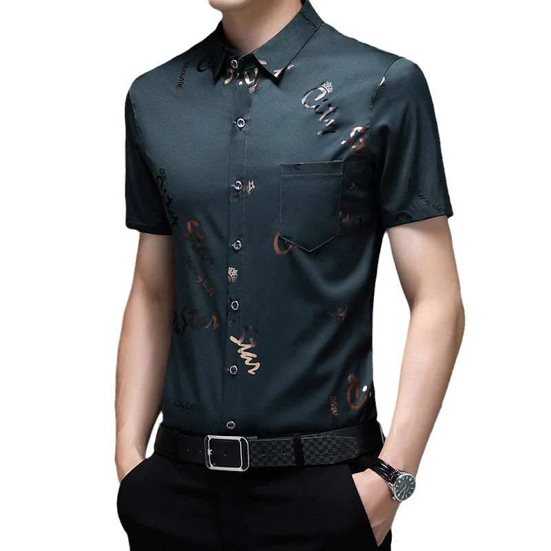 Kahlil® | Thin Short-Sleeved Shirt For Men - Image 6