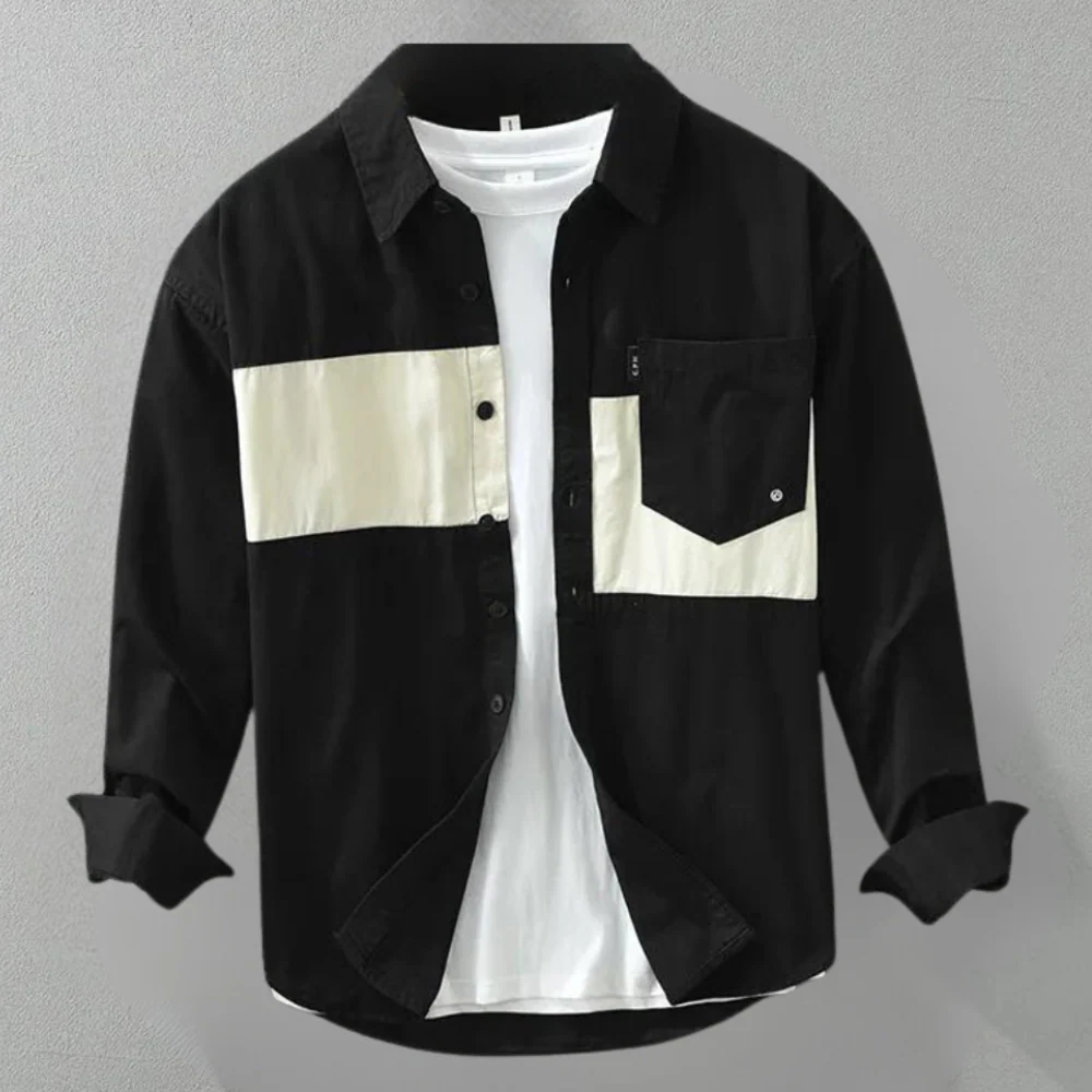 KaiĀ® | Elegance Patchwork Polo T-Shirt For Men