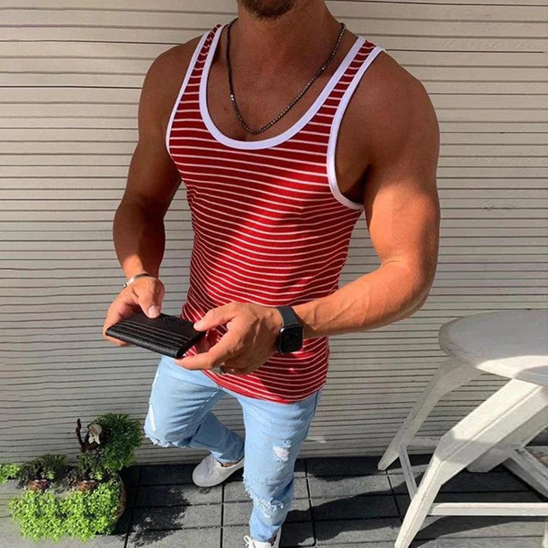 Kai® | Striped Casual Tank Top For Men - Image 5