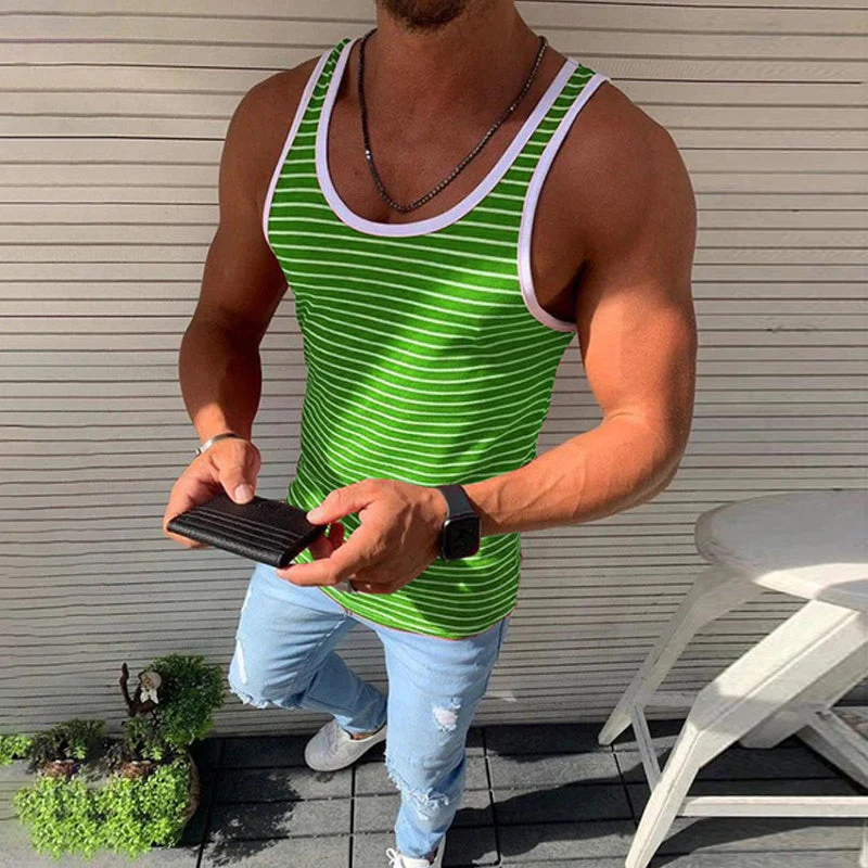 Kai® | Striped Casual Tank Top For Men - Image 7