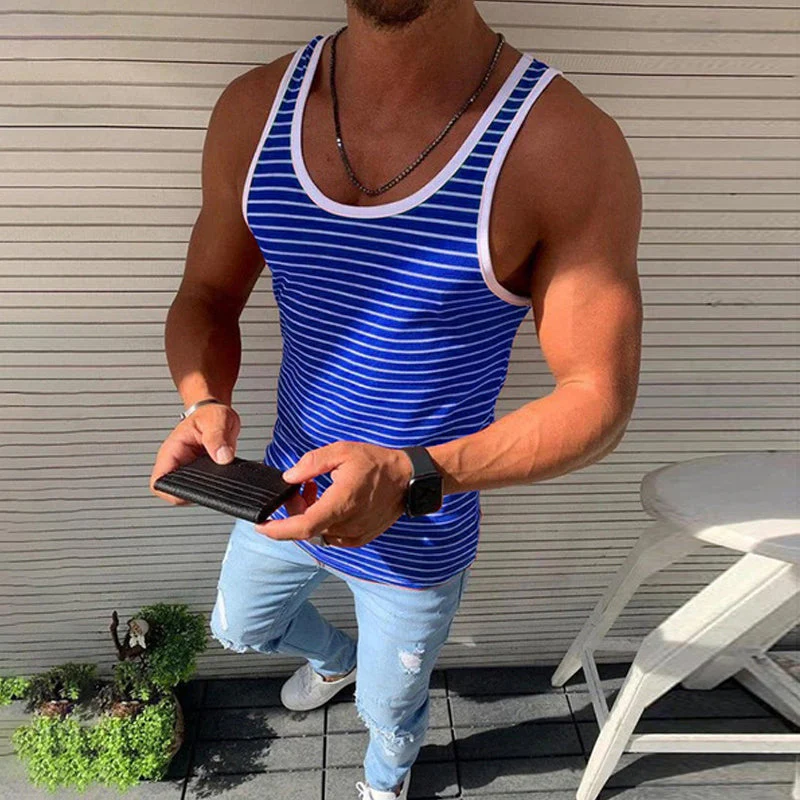 Kai® | Striped Casual Tank Top For Men - Image 8