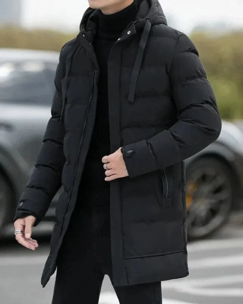 Kai | Gianluca Long Winter Jacket - Image 6