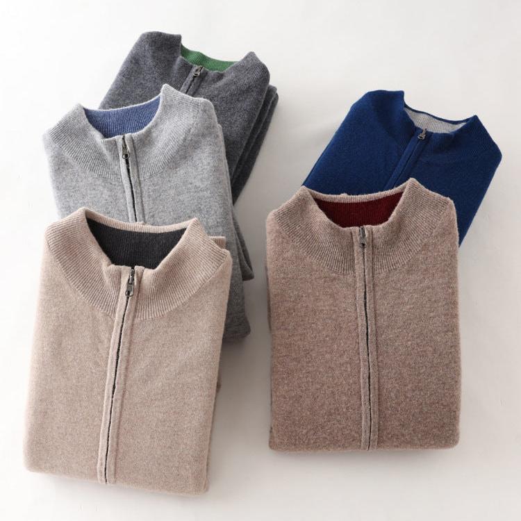 Kail | – Cashmere jacket with modern zip design - Image 7
