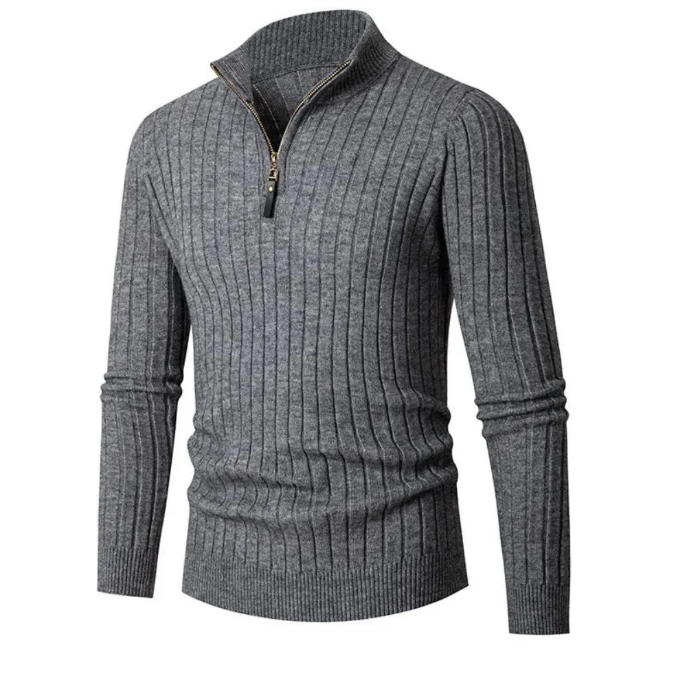 Kain® | Striped Half Zip Vest For Men - Image 5