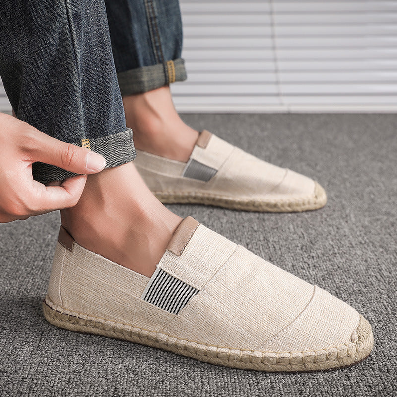 Kalan® | Stylish Handmade Canvas Straw Shoes - Image 2