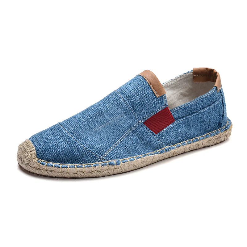 Kalan® | Stylish Handmade Canvas Straw Shoes - Image 3