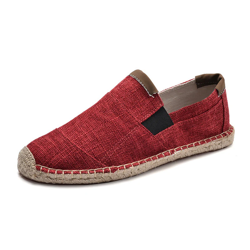 Kalan® | Stylish Handmade Canvas Straw Shoes - Image 5