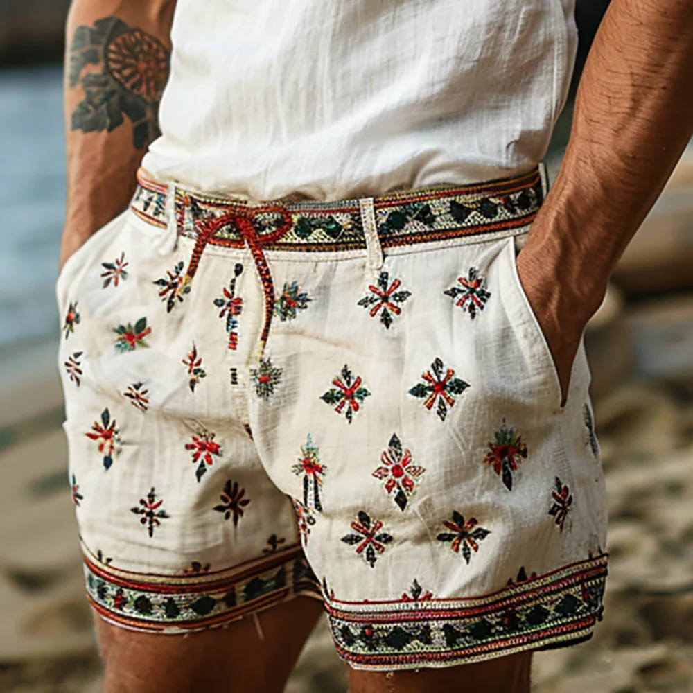 Kaleb® | Vintage Linen Shorts - Image 4