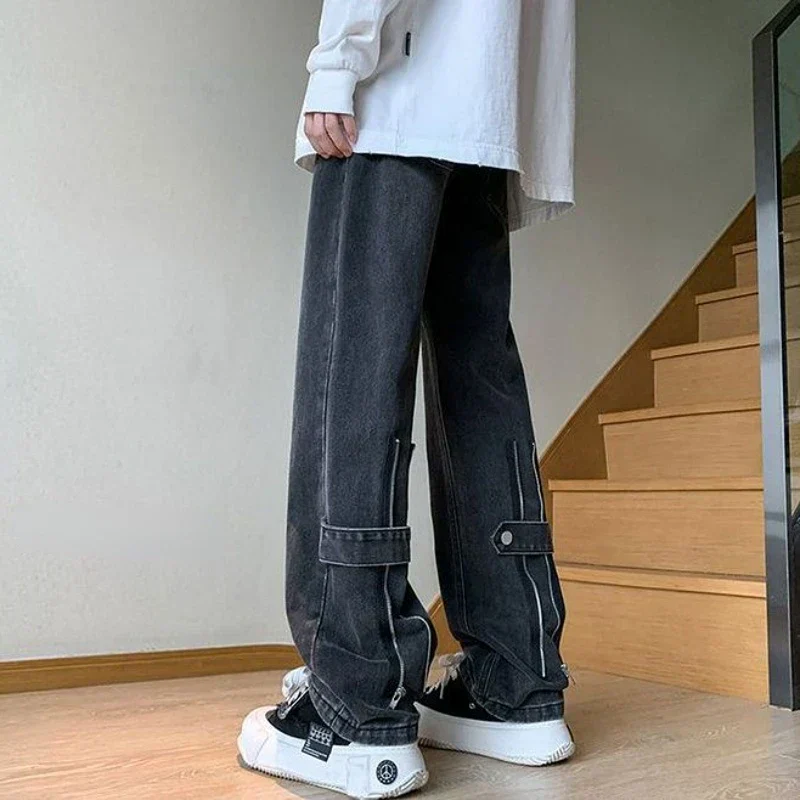 Kaleb® | Zipper Baggy Pants - Image 3