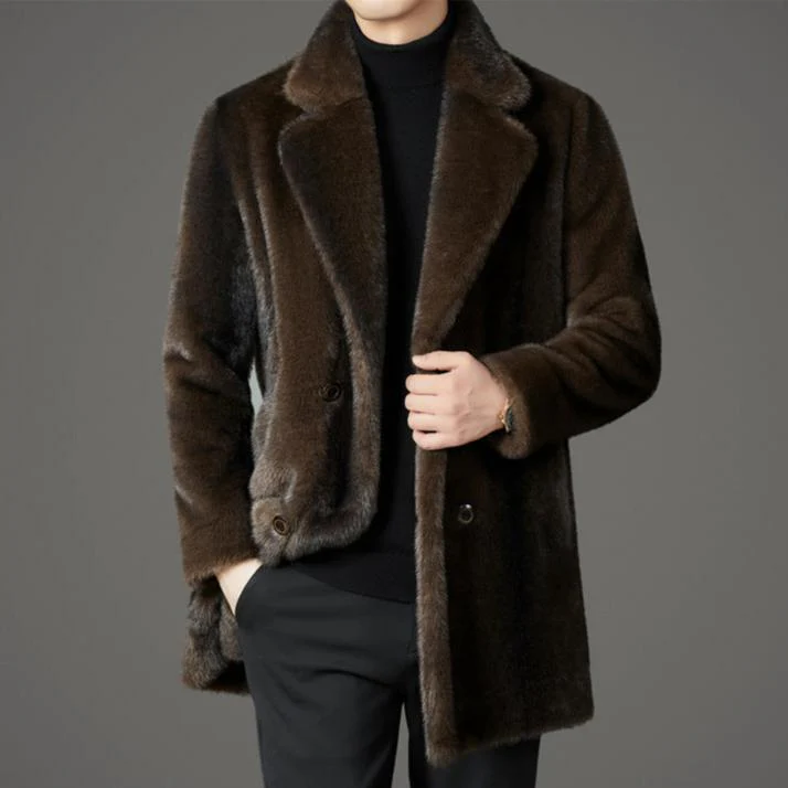Kaled | Ewald – Warm coat made of fine mink fur - Image 2