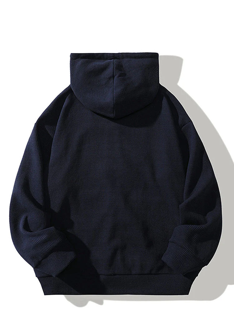 Kalel | Relaxed Waffle Zip Hoodie - Image 2