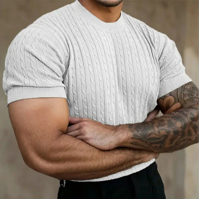 Kallan® | Quilted Knitted T-Shirt - Image 6