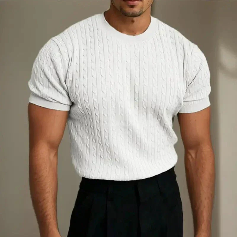 Kallan® | Quilted Knitted T-Shirt - Image 7