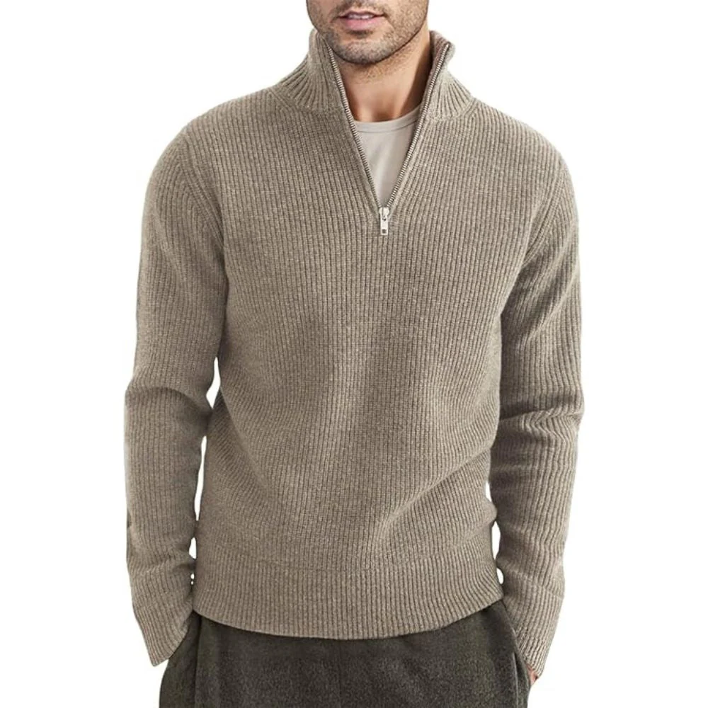 Kamal® | Thick Zip-Up Sweater For Men - Image 4