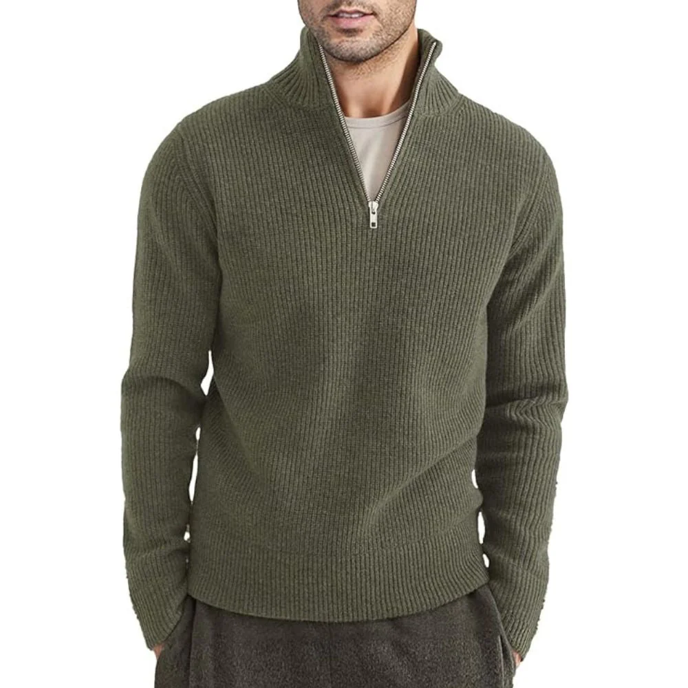 Kamal® | Thick Zip-Up Sweater For Men - Image 5