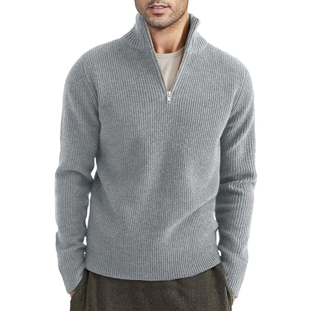 Kamal® | Thick Zip-Up Sweater For Men - Image 6