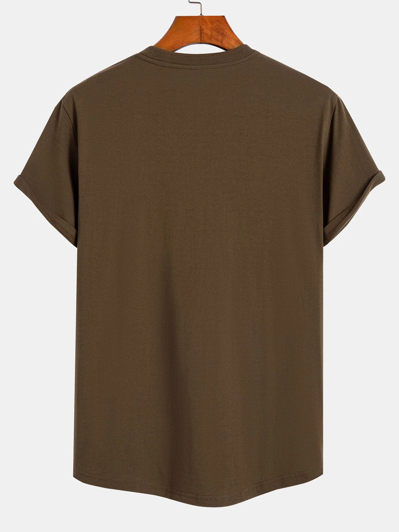 Kane® | Tokyo Japanese Cherry Blossoms Print Cotton Arc Hem T-Shirt - Image 8