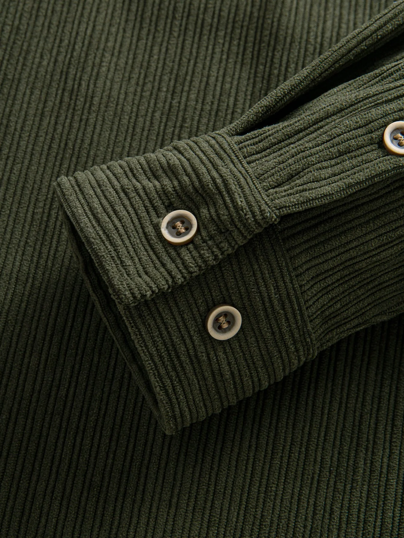 KareemĀ® | Long Sleeve Corduroy Pocket Button Up Shirt - Image 18