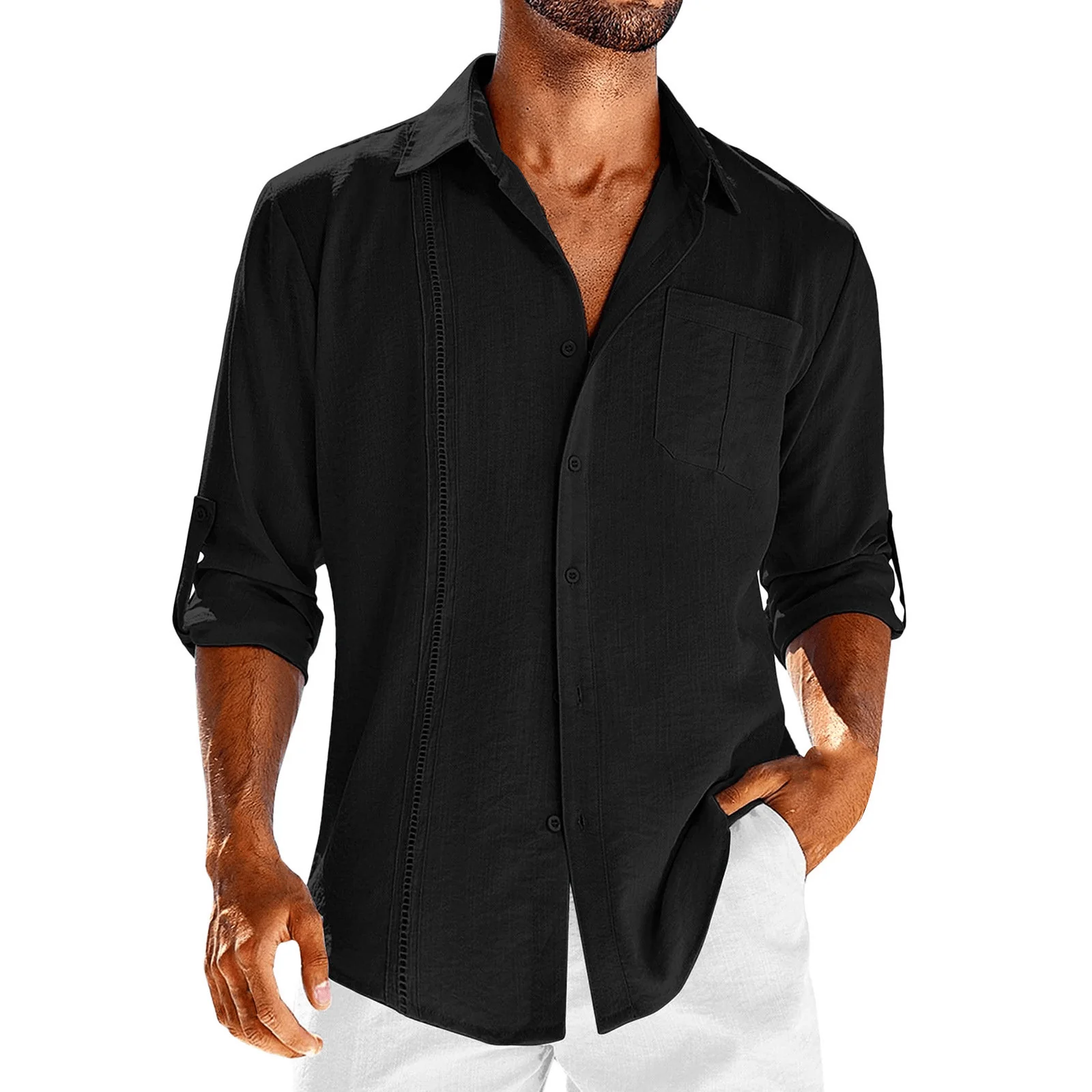 Karel® | Cuban Linen Shirt - Image 4