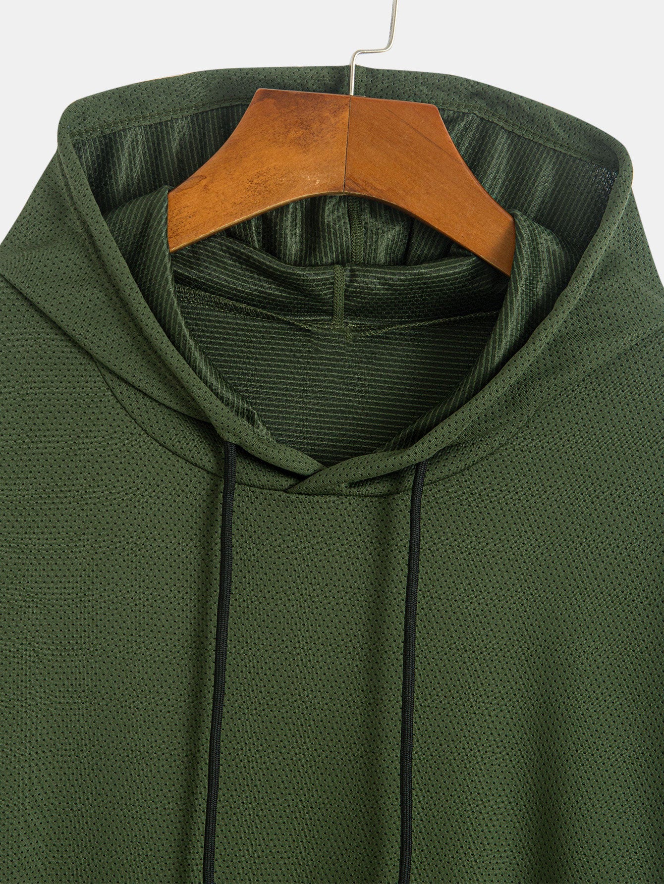 Karim® | Athletic Mesh Kangaroo Pocket Hooded T-Shirt - Image 15