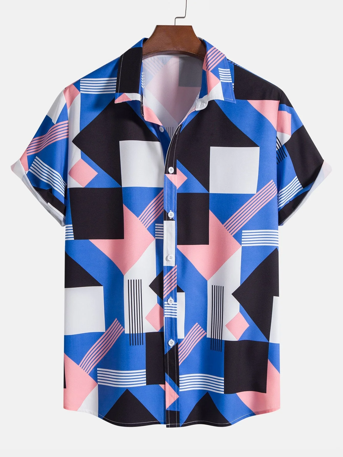 Karl® | Color Block Stripe Print Shirt - Image 3