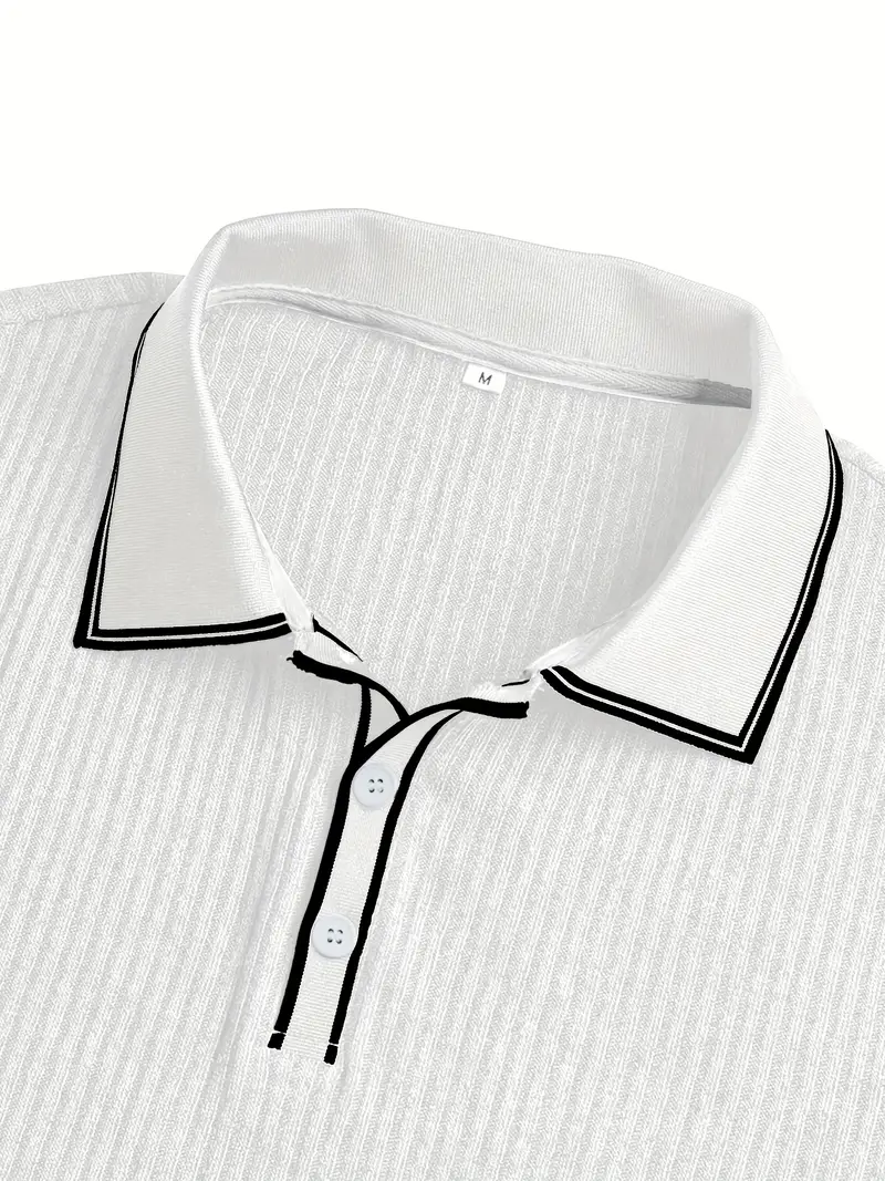 Kasper | Stylish short-sleeved polo shirt - Image 11
