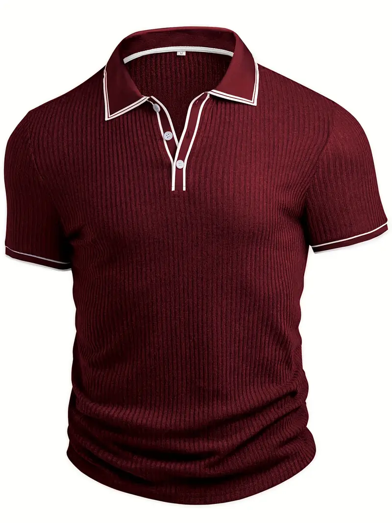 Kasper | Stylish short-sleeved polo shirt - Image 5