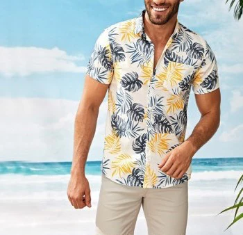 Kayra® | Summer Beach Flowers Shirt - Image 2