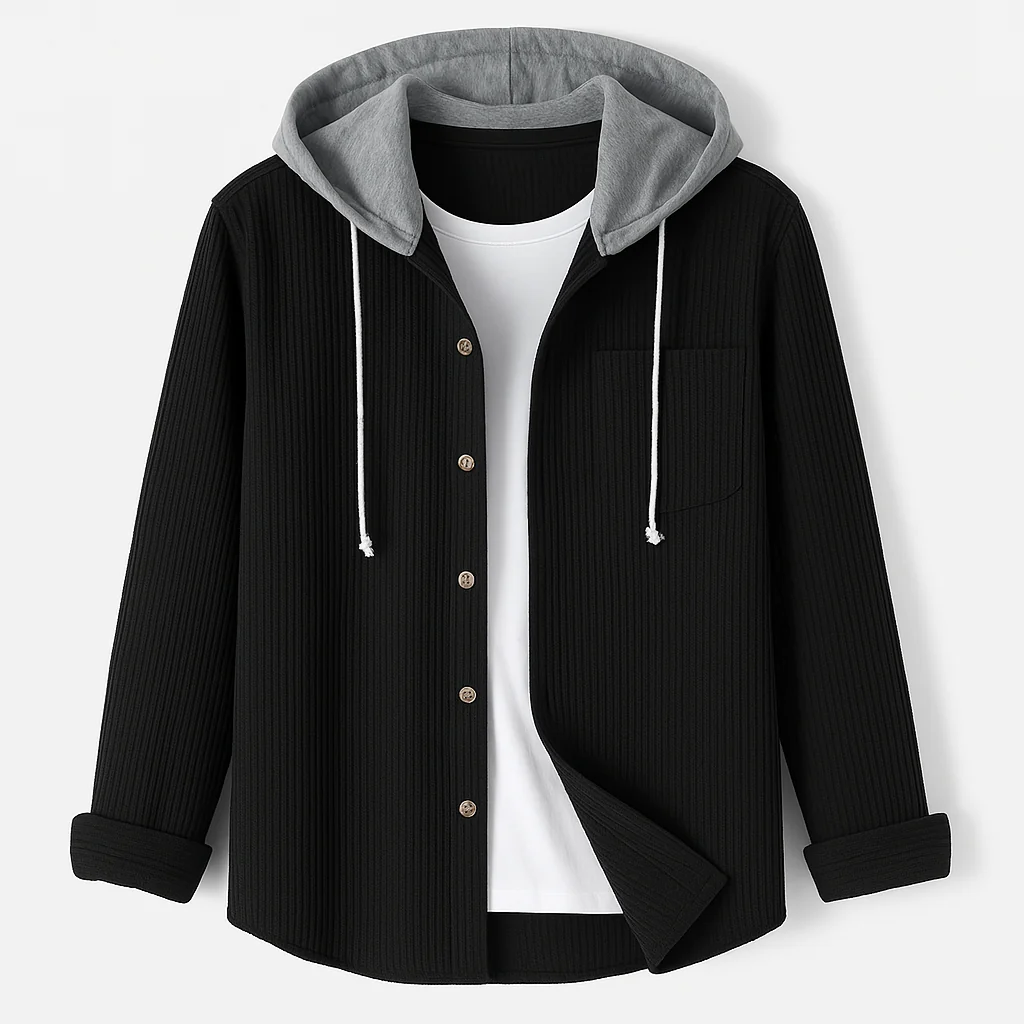 Kazim® | Casual Corduroy Hoodie - Image 4