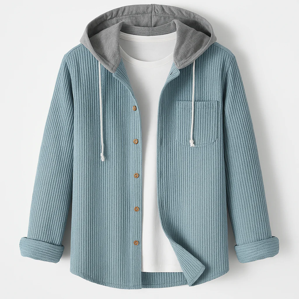 Kazim® | Casual Corduroy Hoodie - Image 5