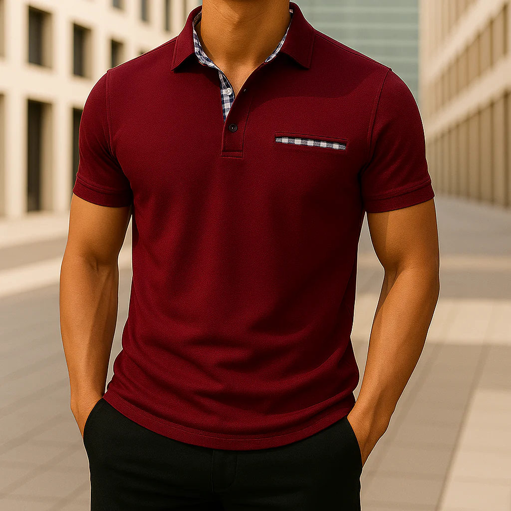 Kean® | Gingham Polo Shirt - Image 16