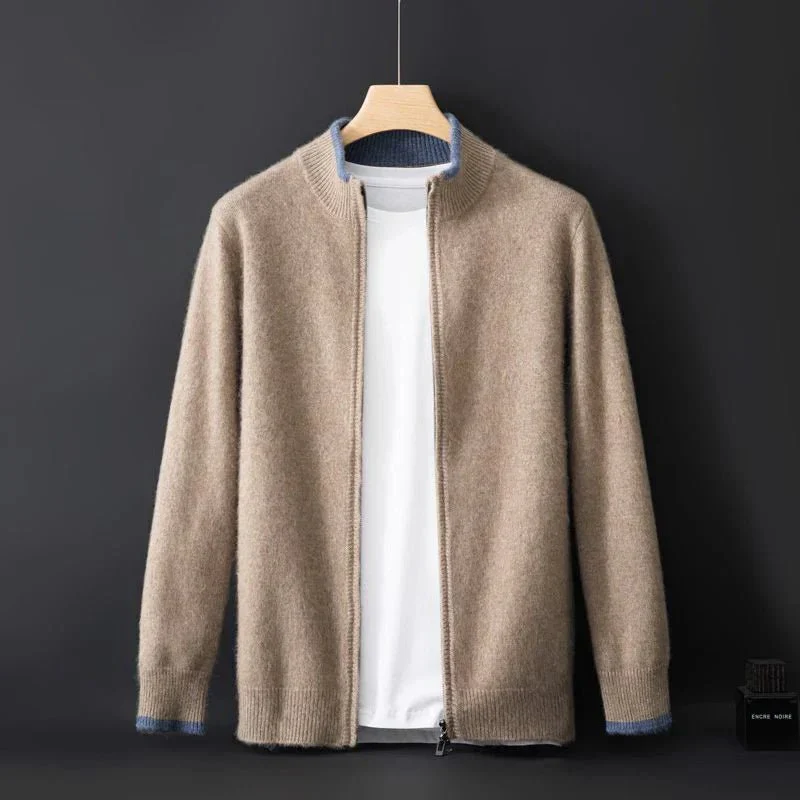 Keanu | Arnd – Cashmere jacket with zip - Image 10