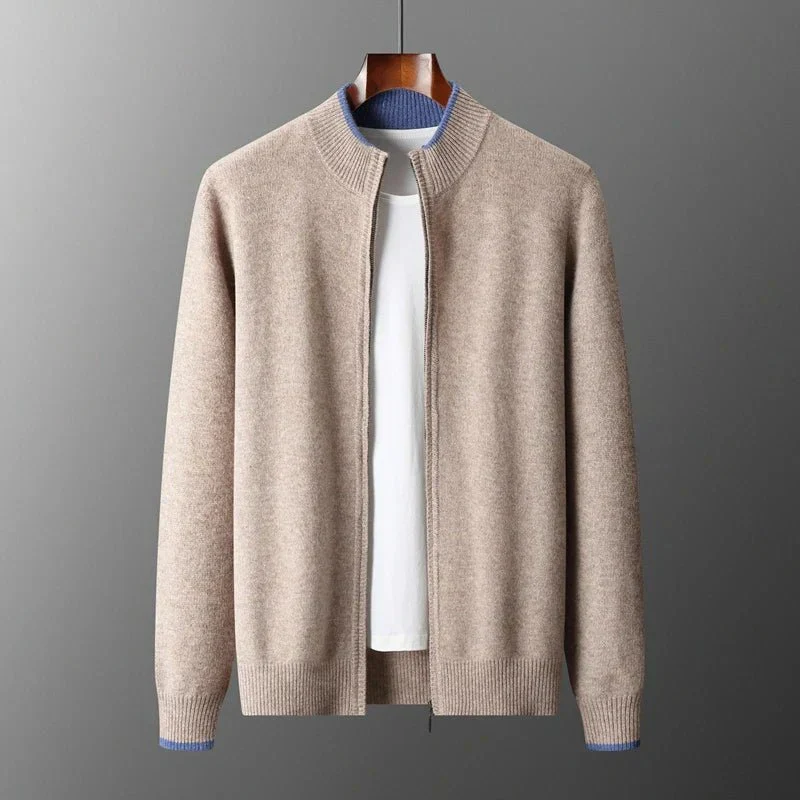 Keanu | Arnd – Cashmere jacket with zip - Image 11