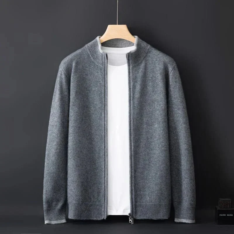 Keanu | Arnd – Cashmere jacket with zip - Image 14