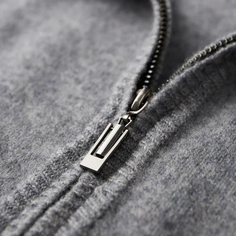 Keanu | Arnd – Cashmere jacket with zip - Image 4