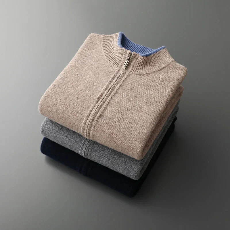 Keanu | Arnd – Cashmere jacket with zip - Image 6