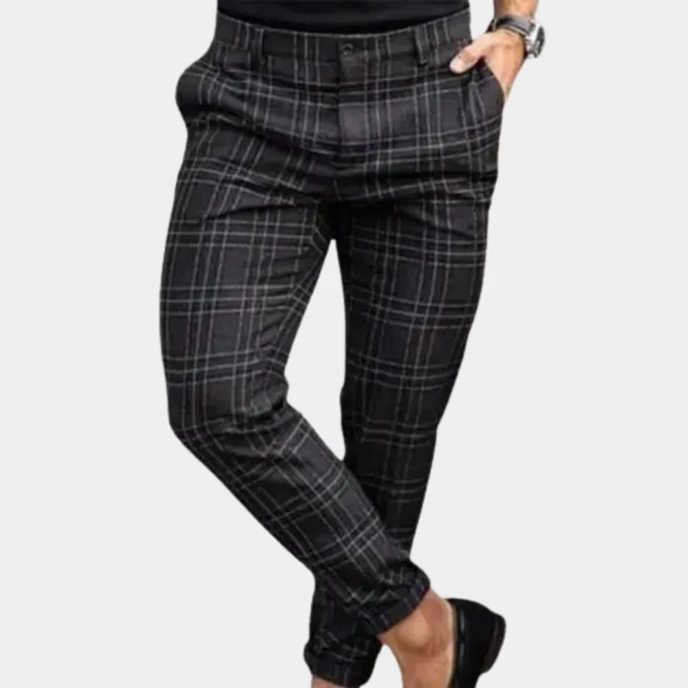 Kearon® | Men'S Checked Trousers - Image 4