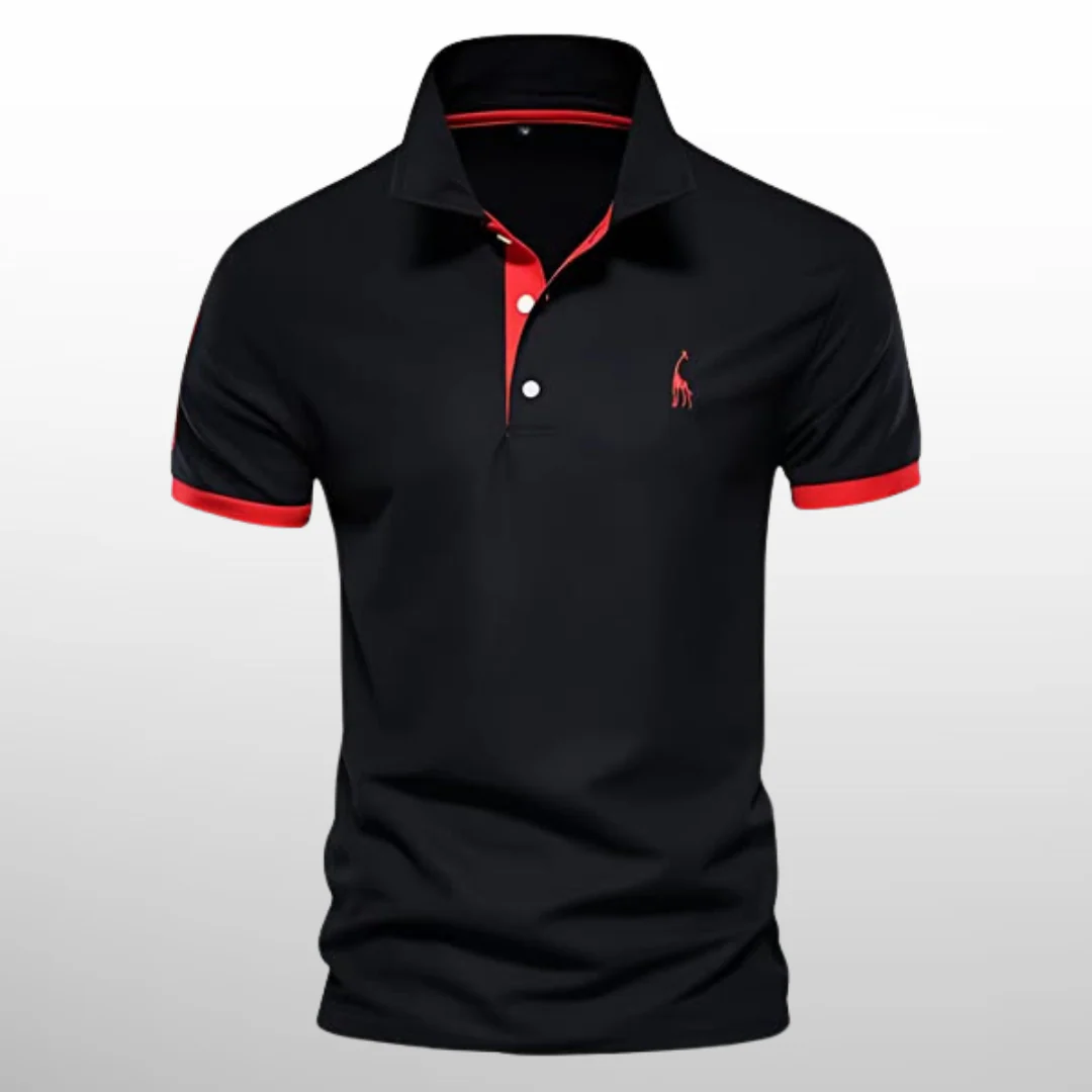 Keaton | Cotton polo shirt - Image 3