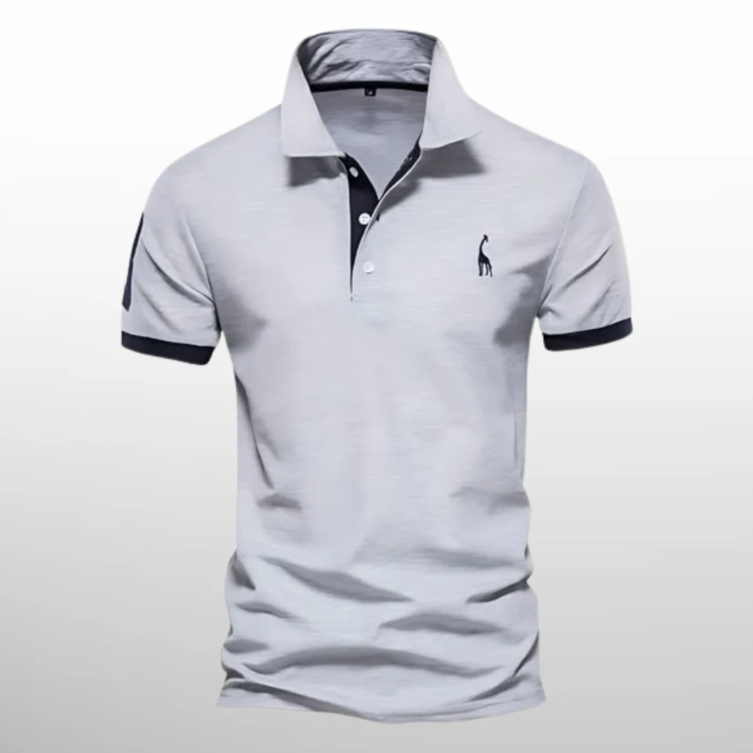 Keaton | Cotton polo shirt - Image 6