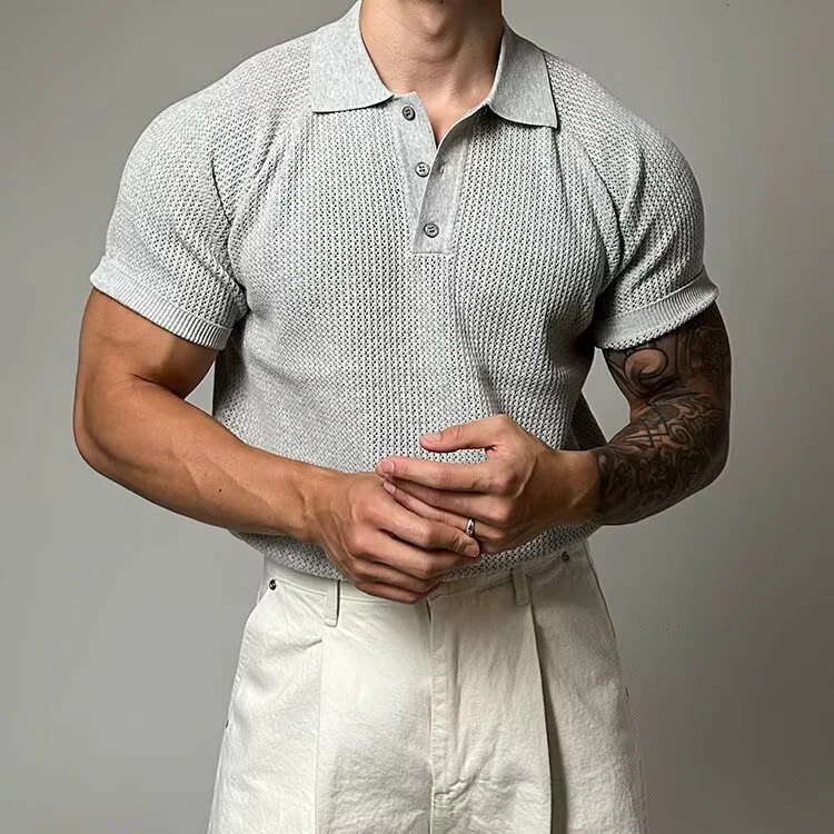 Keith® | Waffle Polo Shirt - Image 11