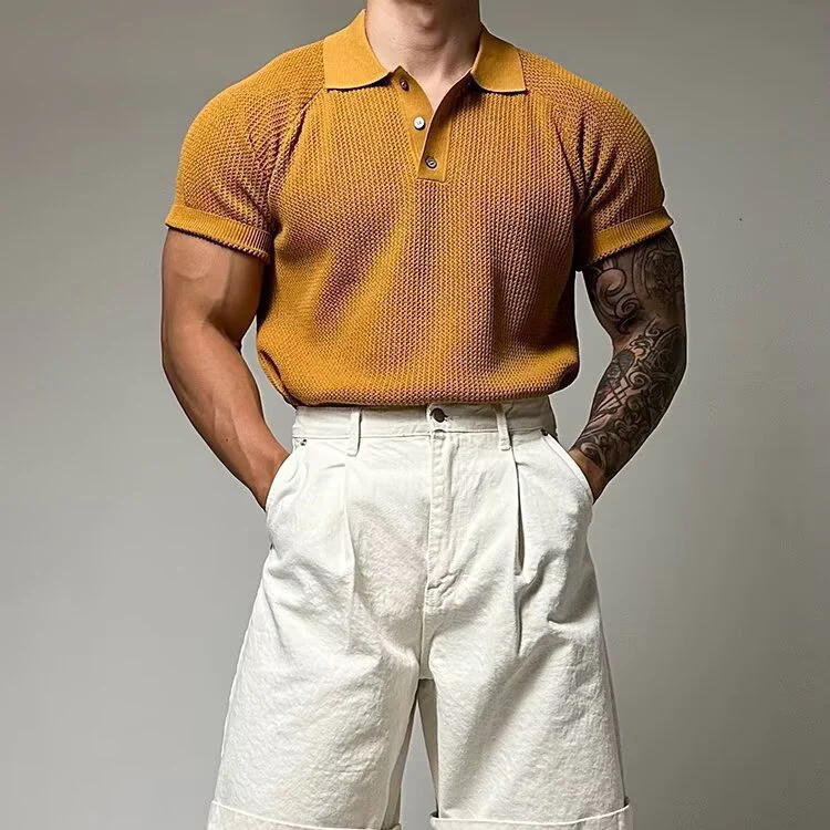 Keith® | Waffle Polo Shirt - Image 13