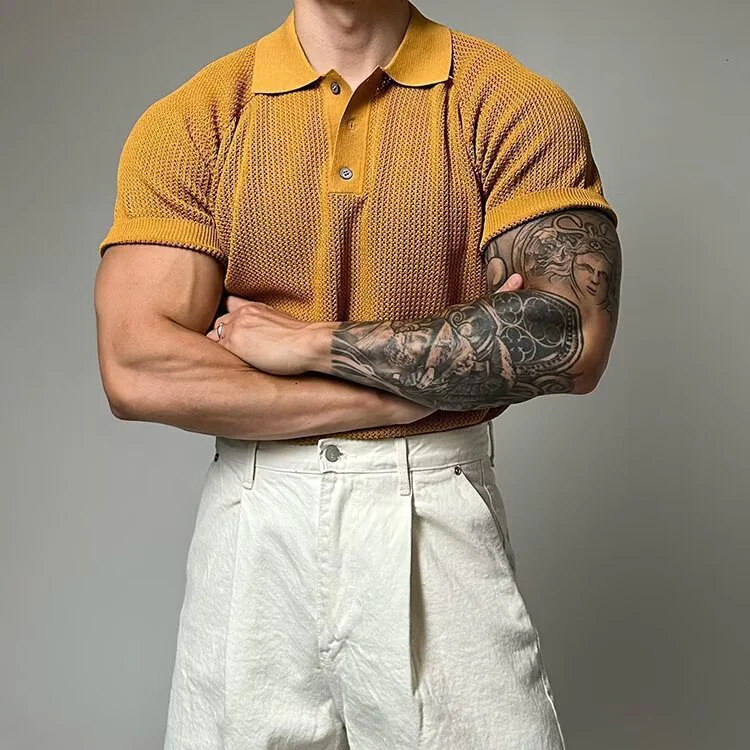 Keith® | Waffle Polo Shirt - Image 16