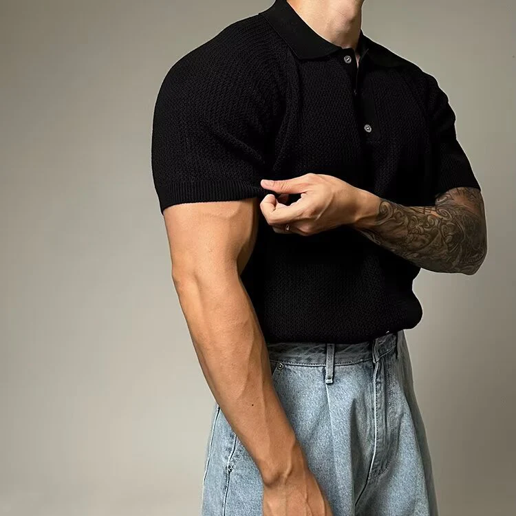 Keith® | Waffle Polo Shirt - Image 21
