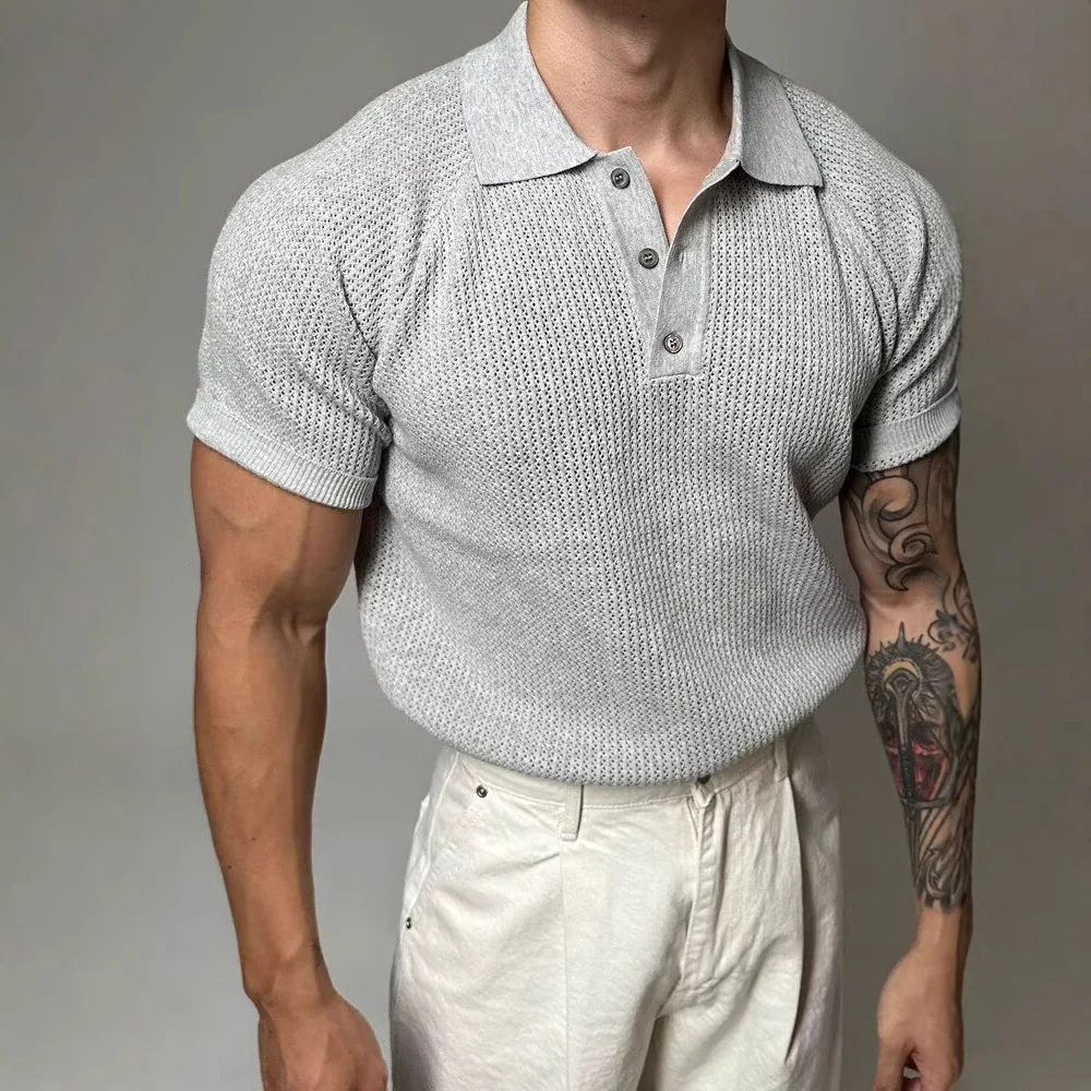 Keith® | Waffle Polo Shirt - Image 6