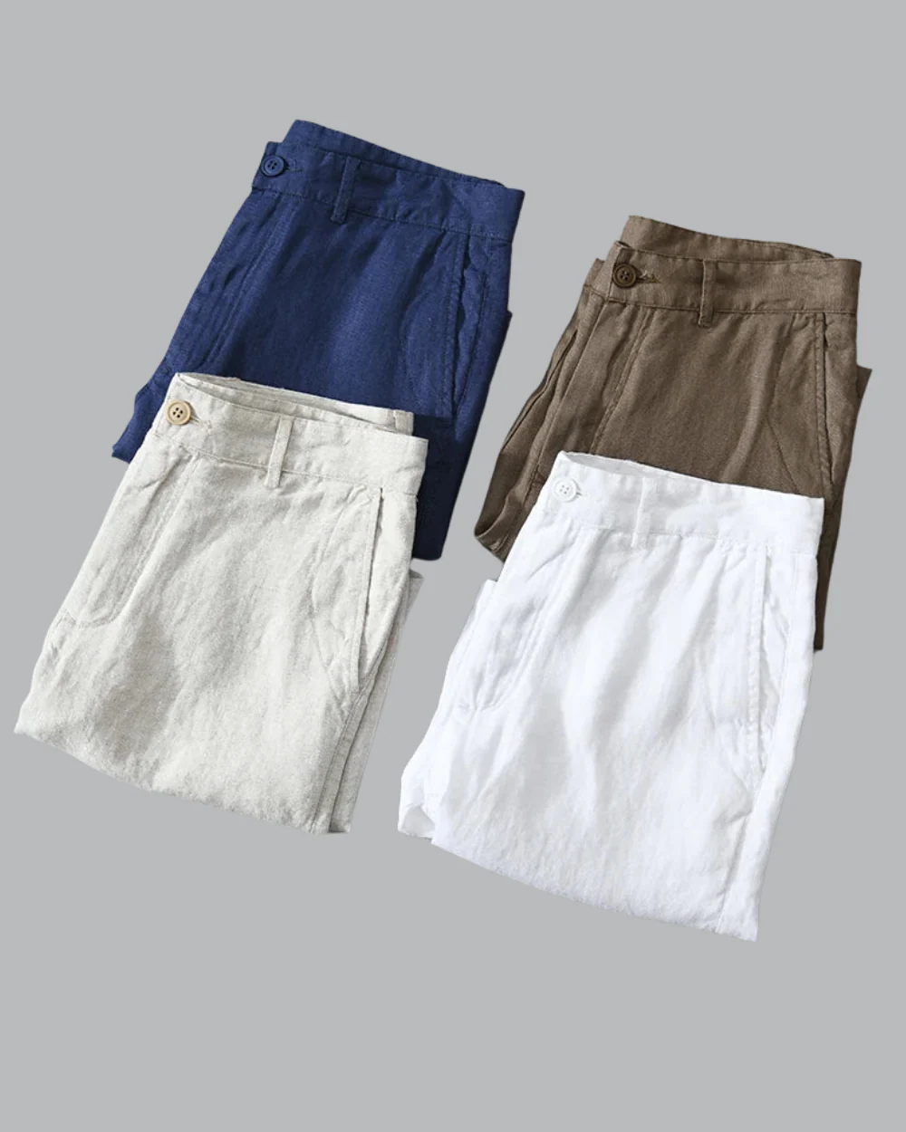 Keith | Lisbo Linen Shorts - Image 9