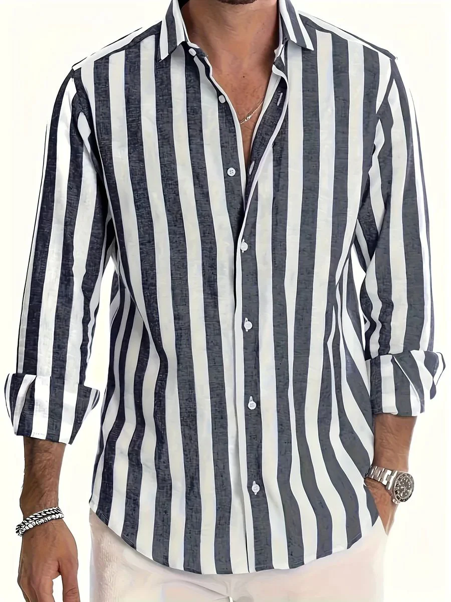 Kelvin® | Summer Striped Shirt - Image 3